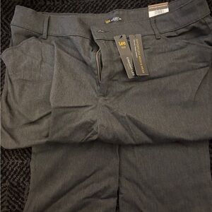 Lee Charcoal Straight Leg Pants NWT 20w